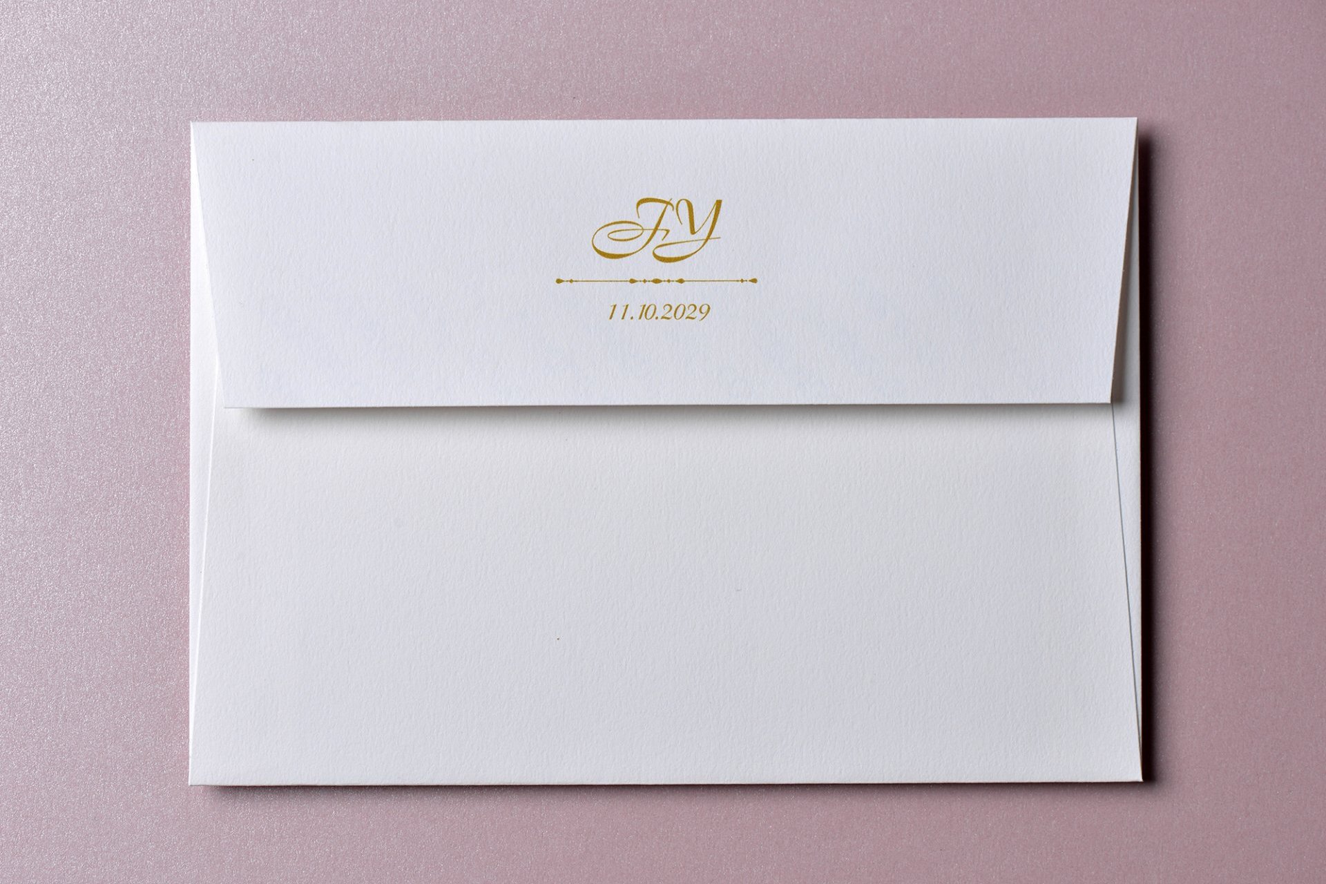 Impression Verso Enveloppe / 114 x 162 mm / Passport Rose Poudré