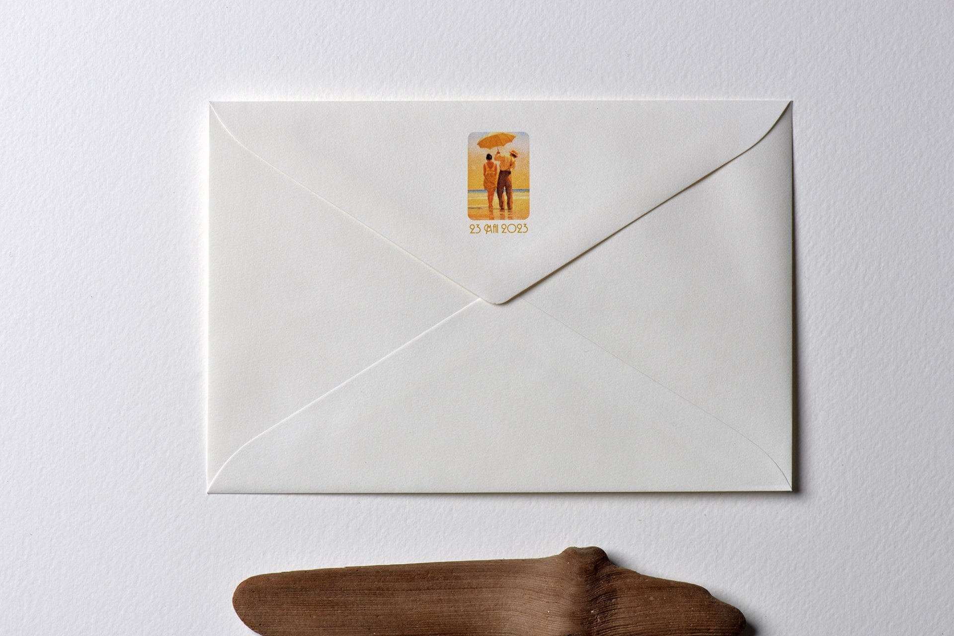 Impression Verso Enveloppe / 120 x 180 mm / Gallery Mariage à la Plage